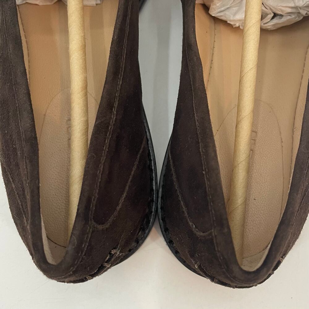 NWOB Boden Nya Penny Loafers Bitter Chocolate Suede 39 / 8 - Picture 10 of 12